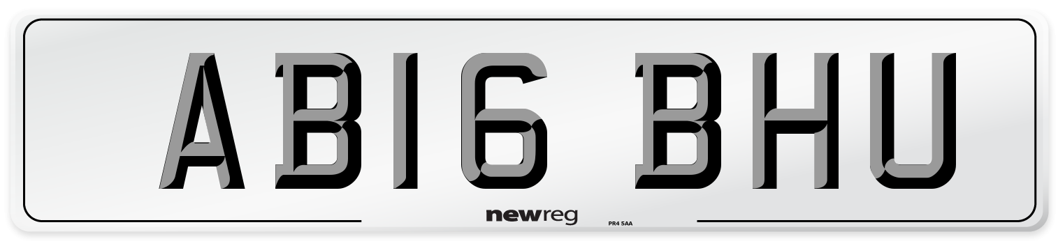 AB16 BHU Number Plate from New Reg